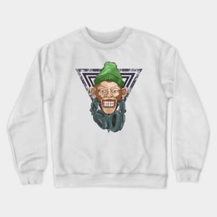 Monkey Hyperbeat music Crewneck Sweatshirt